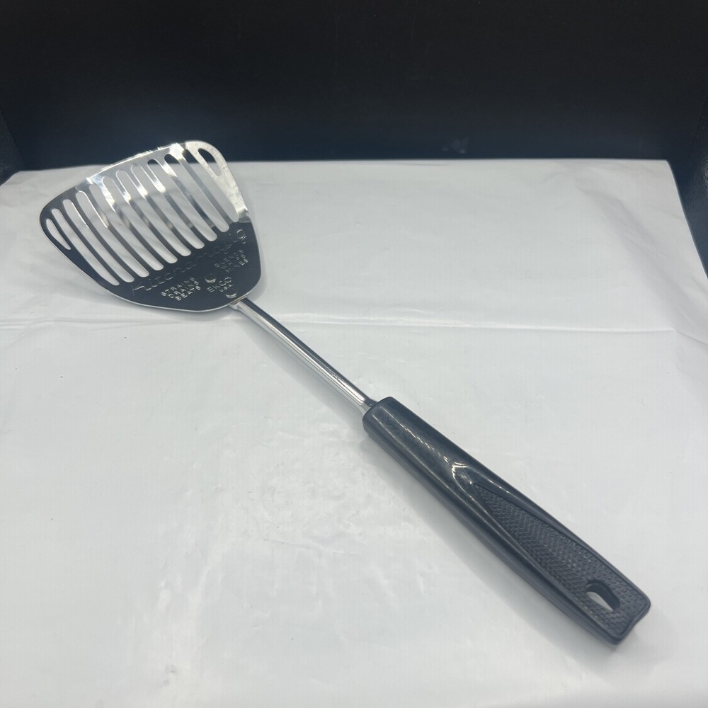 Vintage Ekco Kitchamajig Multi Purpose Slotted Spoon Spatula Strainer USA 12"